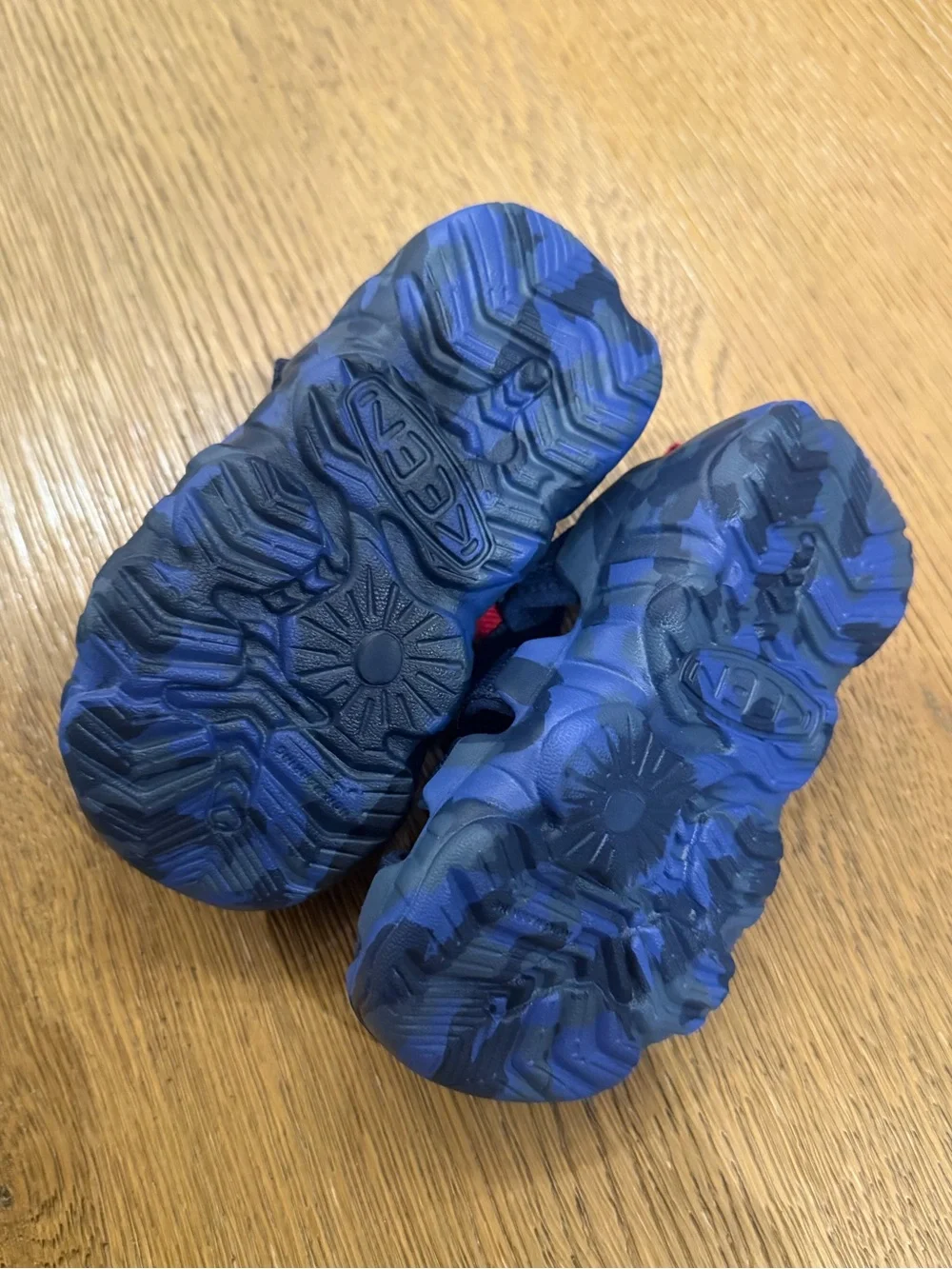 KEEN Toddler Hyperport H2 Navy & Red Closed-Toe Sport Sandals